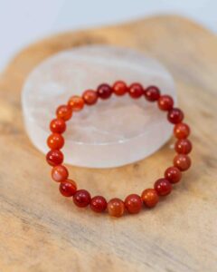 Carneool kralen armband
